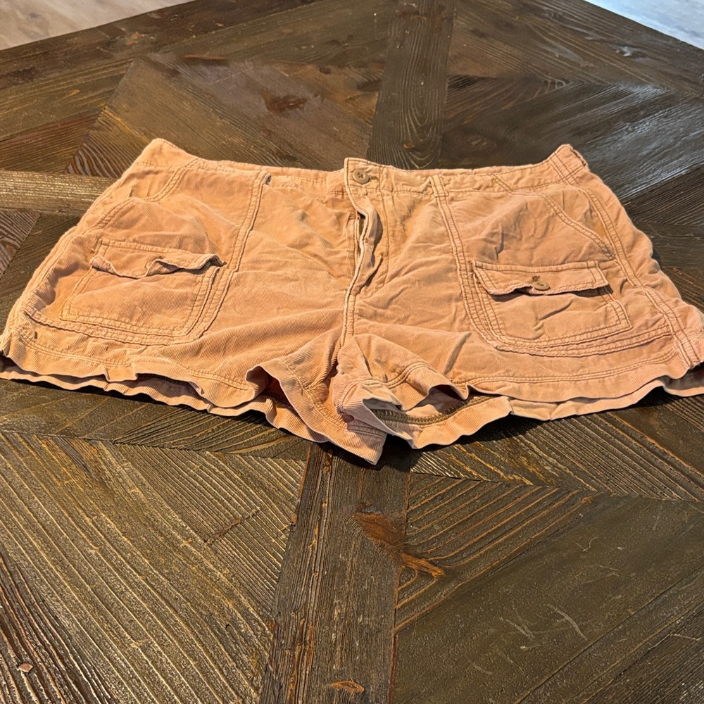 American Eagle Outfitters Women's Brown Corduroy Cargo Shorts